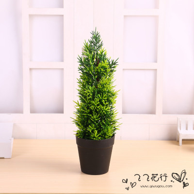 Nordic Ins Simulation Plant Decorative Creative Small Ornaments Living Room Desktop Potted Home Indoor Fake Green Plant Bonsai