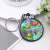 Creative Activity Gift Keychain High Quality PVC Soft Glue Cartoon Car Key Pendant Advertising Promotion Gifts