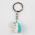 2169 Unicorn Mini Car Key Ring Female Simple Cute Sweet Simple Personality Creative Handbag Pendant