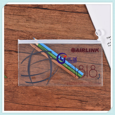 Manufacturers wholesale PVC transparent zipper bag seal PVC plastic packaging bags can be customized LOGO