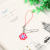 2018 New Cartoon Silicone Lanyard Polyester Color Key Lanyard Exquisite Cartoon Mobile Phone Jewelry Rope