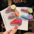 Yang Xin Korean New Colorful Quicksand Transparent Clip Children's Fruit Hairpin PVC Side Clip Baby BB Headdress