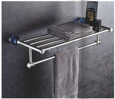 Stainless steel bath towel rack five sets of 304 towel rack gift package light bathroom shelf manufacturers direct sales