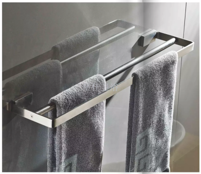 Towel rack stainless steel bath towel rack 304 bathroom shelf shelf bathroom accessories manufacturers direct sales