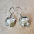 New hot sale silver plated shell and pearl earrings fashion eardrops