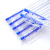 Punctuation Stationery Blue Ballpoint Pen Press Simple Plastic Transparent in Stock Wholesale Factory Direct Sales BD-027
