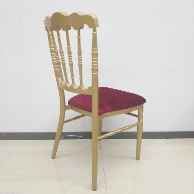 Tianjin star hotel banquet hall dining center dining metal dining chair European wedding bamboo section chair