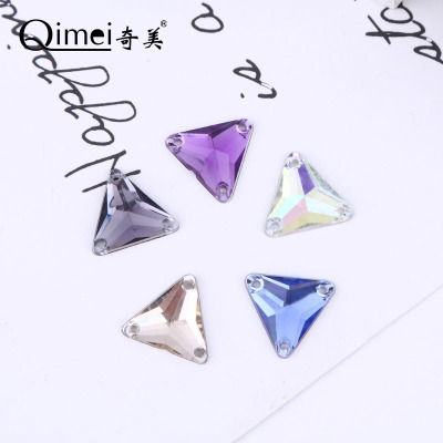 Chimei Taiwan acrylic drill triangle three hole flat bottom drill DIY accessories manufacturers direct accessories wholesale