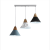 Artistic European chandelier LED chandelier Nordic lamps creative simplicity bar desk lamp solid wood aluminum living