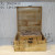 Treasure Chest Solid Wood Storage Box Cork Storage Box British Style European Wooden Storage Box Storage Box Daily Necessities