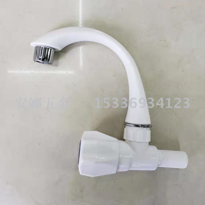 Indian faucet into the wall kitchen faucet plastic faucet white Indian southeast Asian style foreign trade