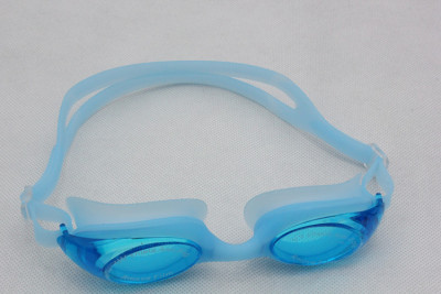 Swimming Goggles, glasses, silicone anti - fog and anti - uv adjustable headband
