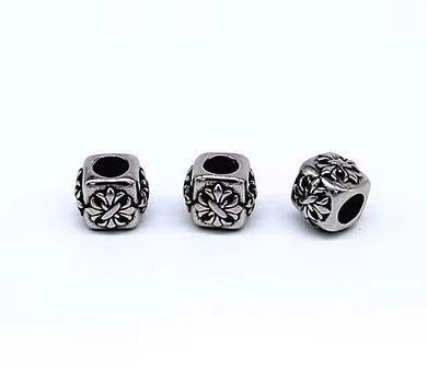 Stainless steel casting perforated beads