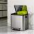 EKO garbage sorting step on open lid garbage can kitchen living room household dry and wet garbage can 12L+12L