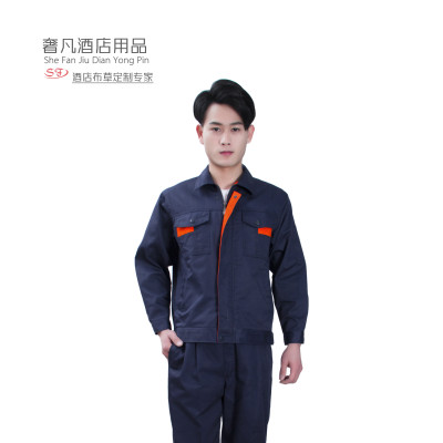 Customized auto repair welder wear labor protection clothing Long sleeve work clothes suit men wear-resistant spring factory customized auto repair welder wear labor protection clothing
