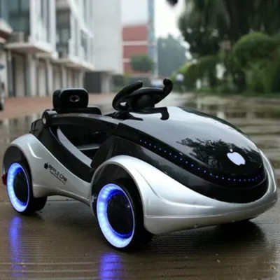 Science fiction children's electric car four wheels with remote control baby can sit toy car children's electric buggy car