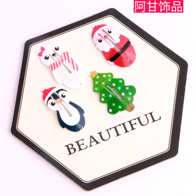 Korean cartoon bb clip animal printing paint bb clip cute children hairpin headpiece fringe clip clip clip hairpin