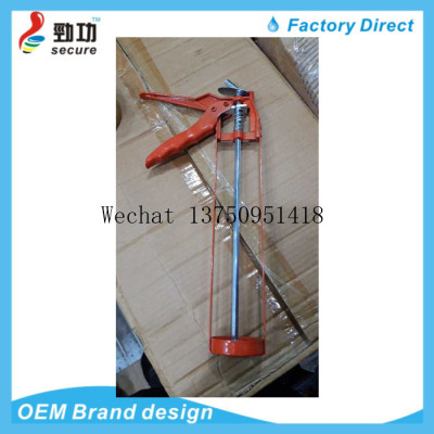 Manual construction sealant tool steel tube adhesive silicone gun rotary caulking gun