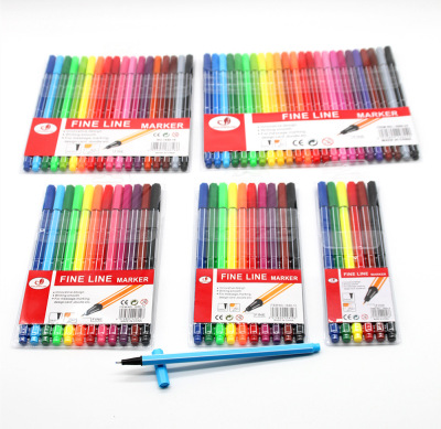 New product: 1688-12 color high quality color children's drawing pen animation hand-painted color needle pen signature pen