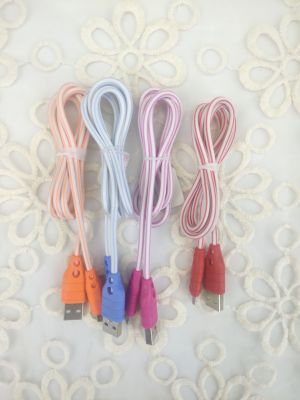 Dual color mobile phone data line apple android charging quick charge