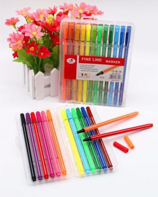 The new product is 1688PP high quality children's colored drawing pen, cartoon drawing, needle pen and signature pen
