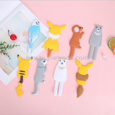 Manufacturers direct strong adhesive hook kitchen bathroom wall traceless hook creative cartoon can remove glue hook