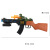 Electric plastic sound-light music toy gun simulation camouflage submachine gun with vibration toy gun