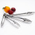 Factory Direct Sales Stainless Steel Tableware Food Clip Barbecue Bread Clip Ice Clip Food Baking Kitchen Gadget