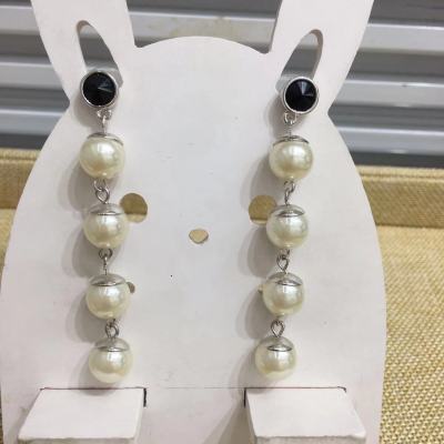 Earrings earrings earrings pearl pendant new popular joker simple personality temperament