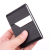 New stainless steel business card case metal business card case PU business card case