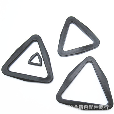 In Stock Direct Selling Plastic Triangle Buckle 2. 5cm Triangle Ring Luggage Triangle Shape Adjustable Buckle Luggage Accessories