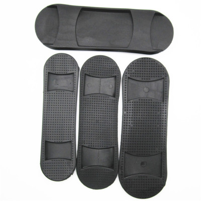 Factory Direct Sales Luggage Accessories Plastic Oval Non-Slip Shoulder Pad Plastic PVC Backpack Pad 3. 8cm Satchel Shoulder Pad