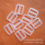 In Stock Direct Selling 2cm Transparent Three-Gear Buckle Plastic Transparent Square Buckle Transparent Ribbon Adjustable Buckle