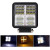 New LED working lamp high power spotlights day lights two-color yellow LED car modification headlights