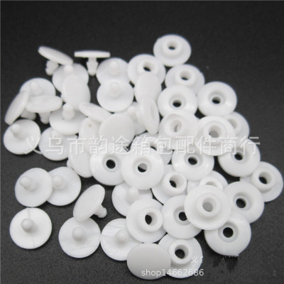 In Stock Direct Selling Plastic Double Snap Button Disposable Snap Stationery Box Letter Buckle Resin Button Snap Fastener