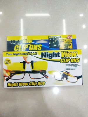 Polarized night vision discoloration clip for myopia can be 2 day and night vision driver driving glasses