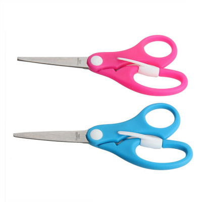 Children's DIY scissors art stationery Children's paper cutting safety small scissors elastic hand scissors