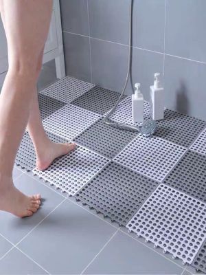 Splicing Mat 30*30 Waterproof Non-Slip Mat Toilet Floor Mat Bathroom Mats