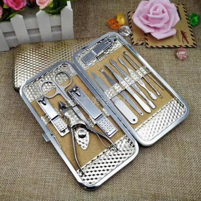 Manicure manicure set of 12 nail clippers nail clippers nail file 