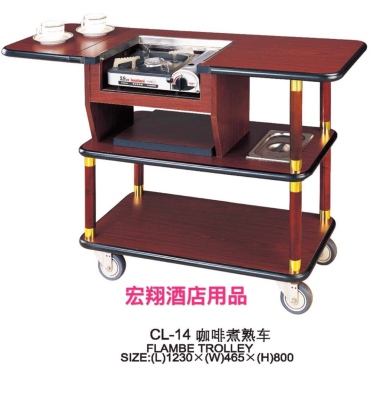 Dining Car Hotel Double-ended Dining Car Dining Cabinet Mobile Buffet Car Dining Car Abalone Car