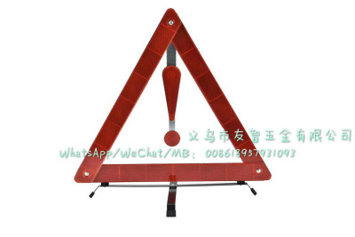 Reflective tripod for warning triangle