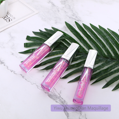 2019 new brand IMAN OF NOBLE brand dazzle jelly lip glaze girl lipstick