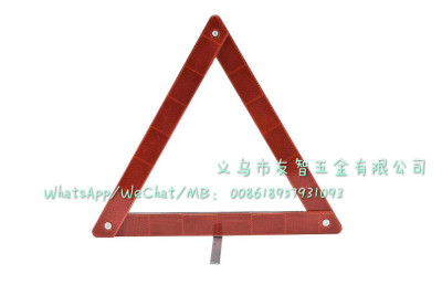 Triangle warning triangle reflective rack