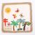 Three-dimensional wall hanging decoration combination background wall painting rope disc DIY decoration kindergarten