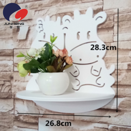 european style wall-mounted storage rack hollow out decoration shelf succulent wall mount zw046-1
