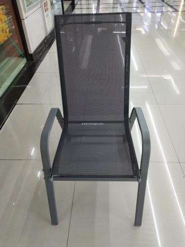 Stacking Chair Textilene Chair Outdoor Balcony Chair Coffee Shop Outdoor Chair
