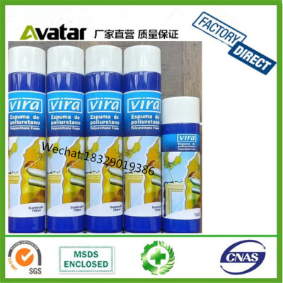  VIRA Construction Polyurethane foam 750ml PU Foam china manufacturer