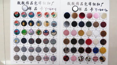 Manufacturers direct all kinds of fabric buttons round button knitting