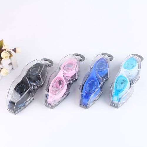 hd large frame electroplating swimming goggles unisex waterproof anti-fog swimming goggles high-end boxed swimming goggles universal 11