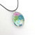 Lady oval necklace three-color handmade glass globe jewelry diy plant creative personality pendant